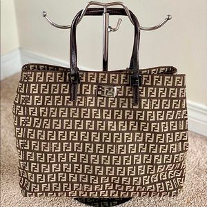 SOLD | FENDI Zucchino Canvas Tote